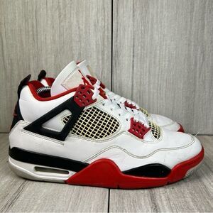 Nike Air Jordan 4 Retro OG Fire Red 2020 Sneaker Shoe dc7770 160 Mens Size 8